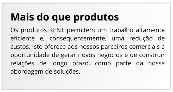 Mais do que produtos
